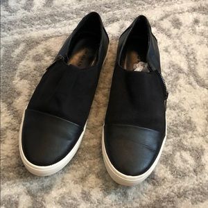H by halston slip on sneakers black
